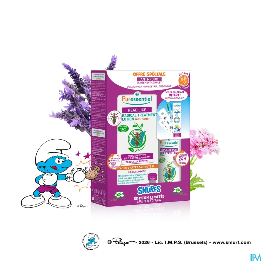 Puressentiel A/luizen Box 2 Prod+gratis Set