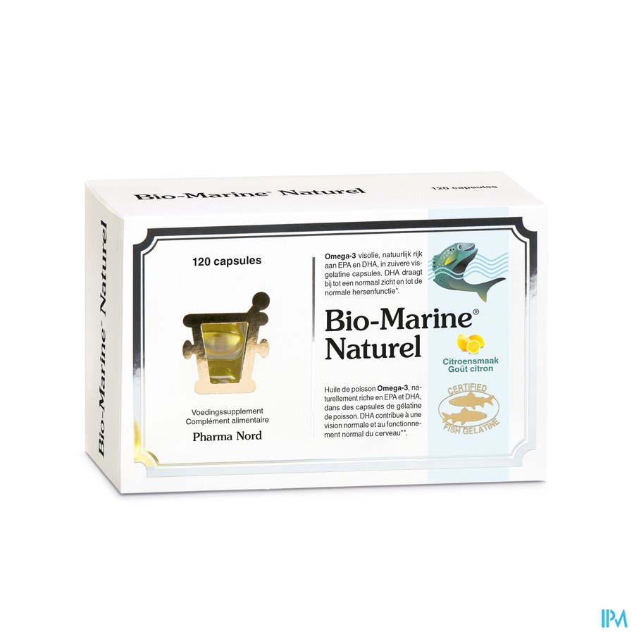 Bio-marine Naturel Citroen Caps 120x500mg