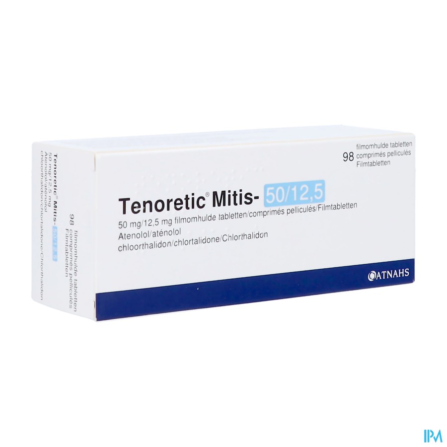 Tenoretic Mitis 50mg/12,5mg Filmomh Tabl 98