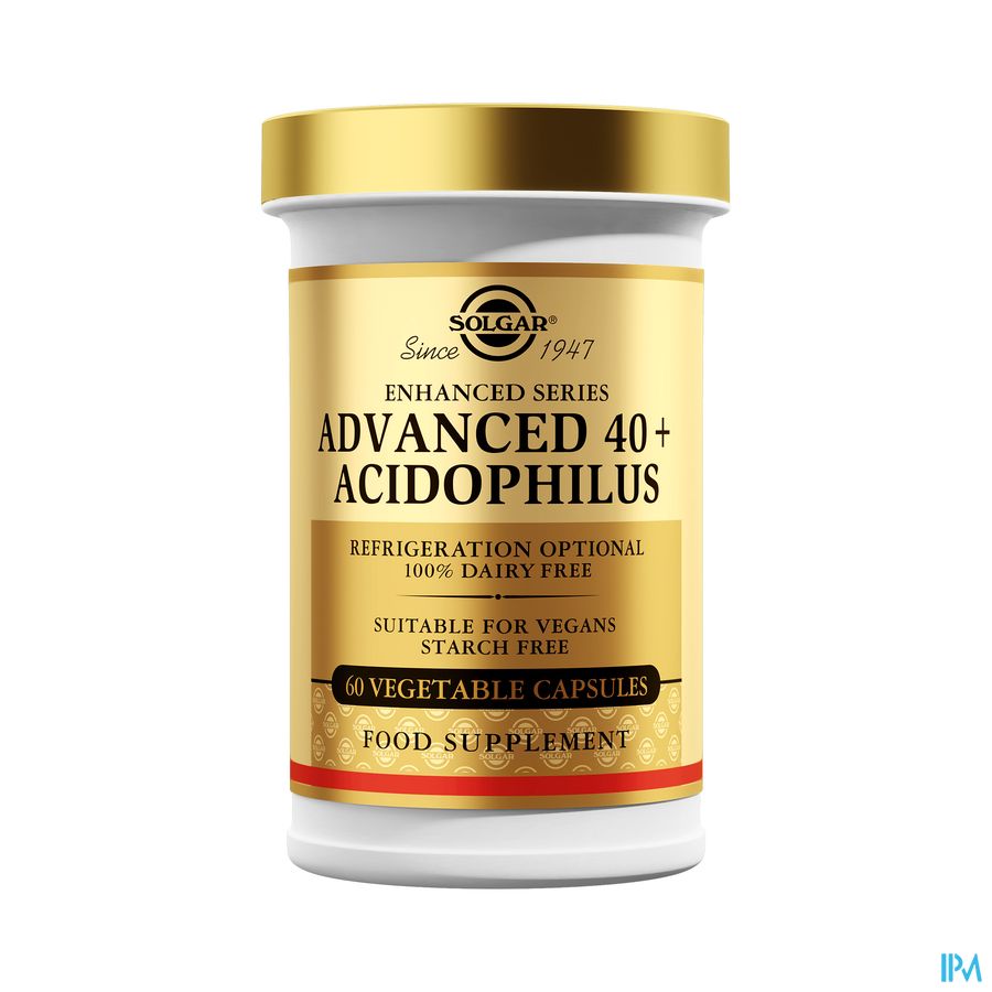 Solgar Advanced 40+ Acidophilus V-caps 60