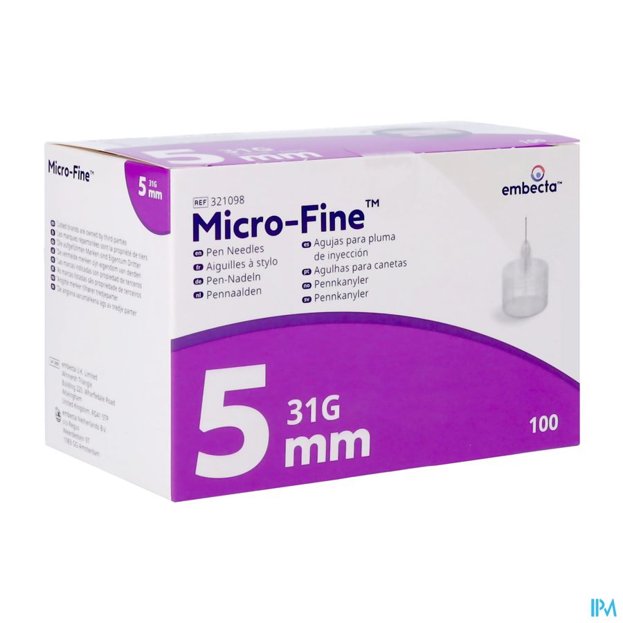 Microfine Ultra Pennaald 5mm 31g 100