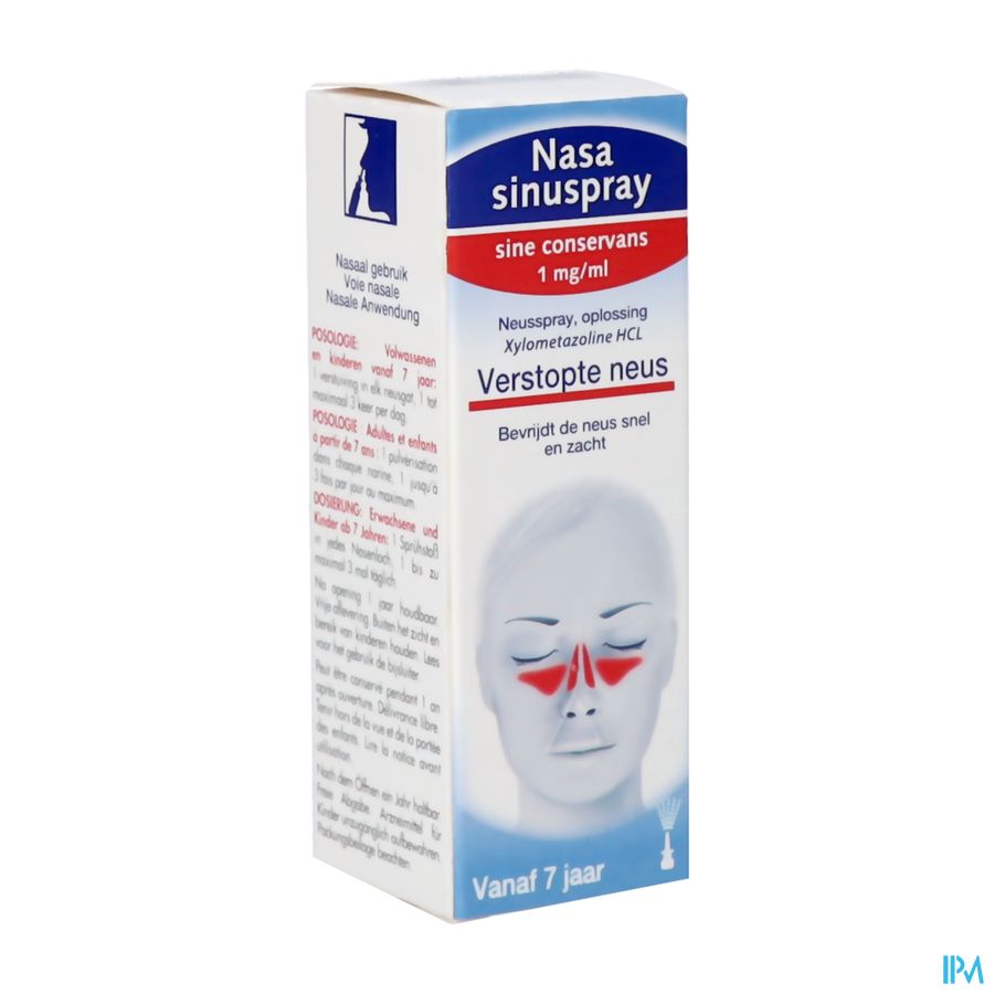 Nasasinuspray 1mg/ml Sine Conservans 10ml