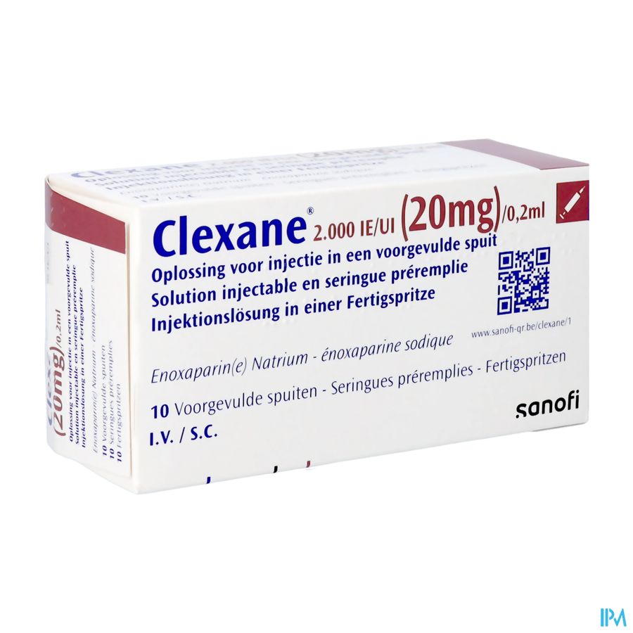 Clexane Spuit Inj 10 X 20mg/0,2ml