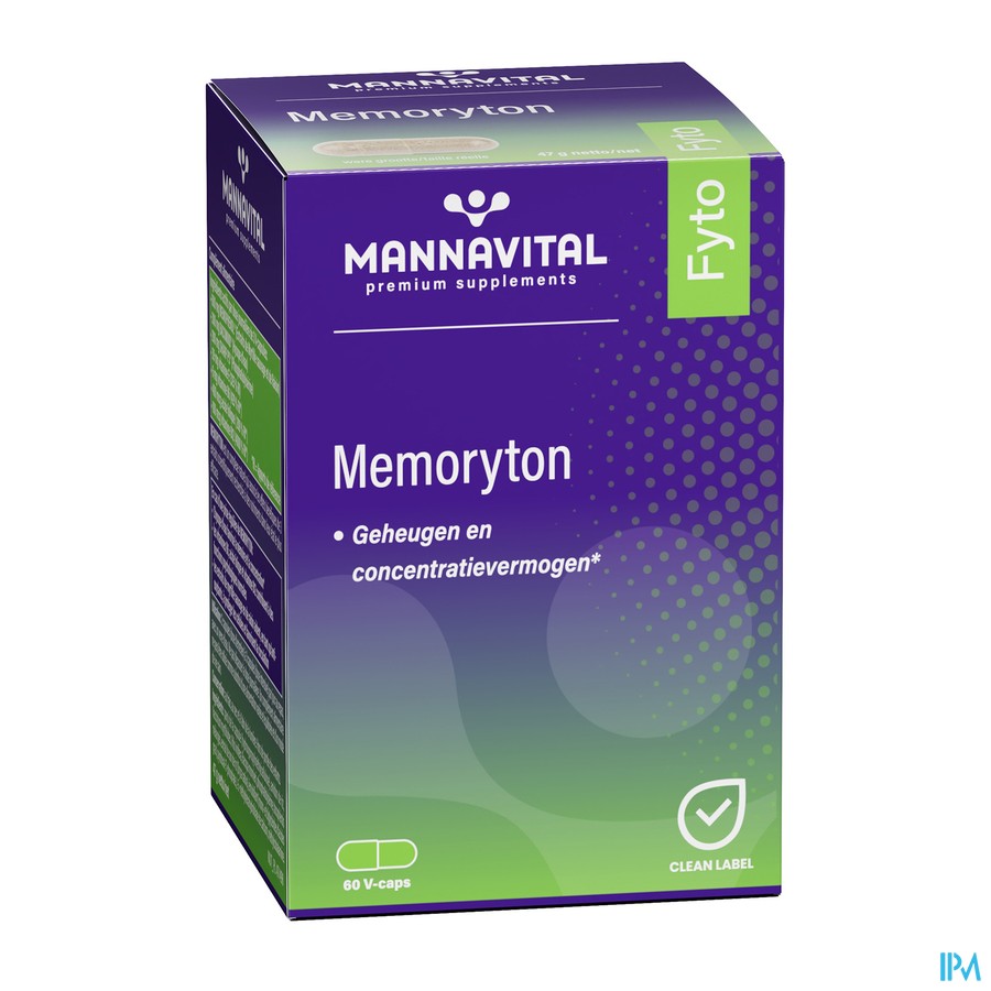 Mannavital Memoryton V-caps 60