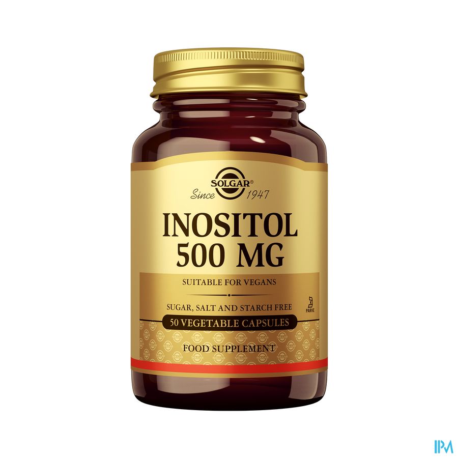 Solgar Inositol 500mg Caps 50 Solgar Inositol 500mg Caps 50