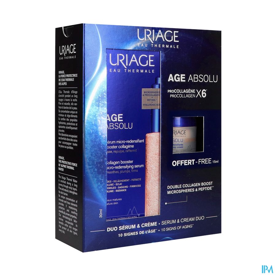 Uriage Age Absolu Serum 30ml+creme Rose 15ml Promo