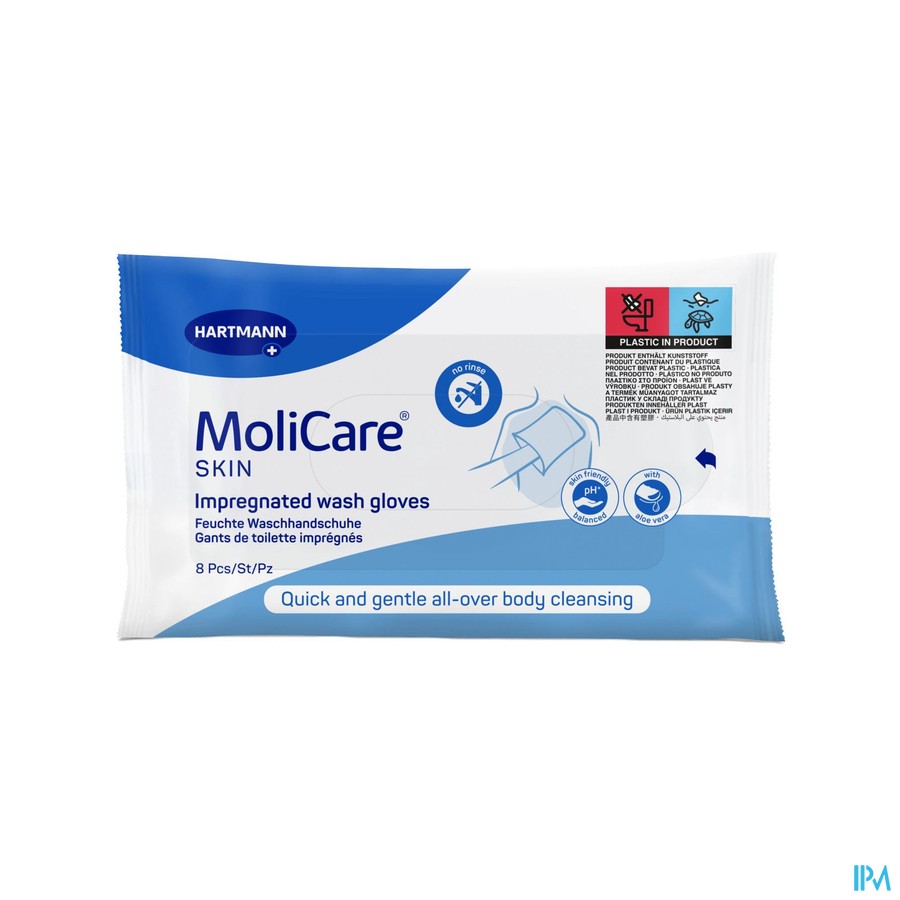 Molicare Skin Washandjes 8 P/s