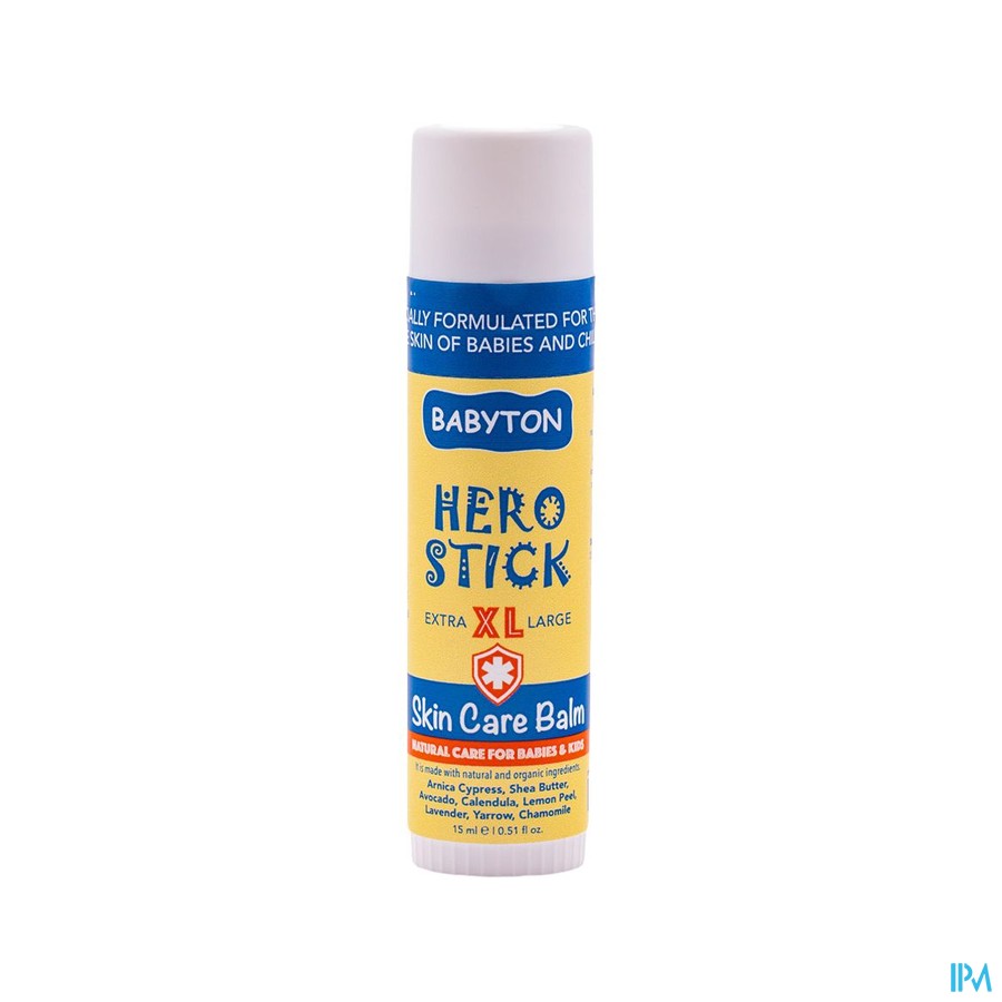 Babyton Hero Stick Natuurlijke Balsem Xl 15ml