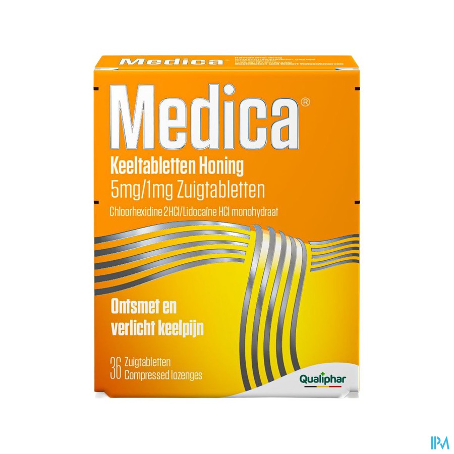 Medica Keeltabletten Honing 36 zuigtabletten