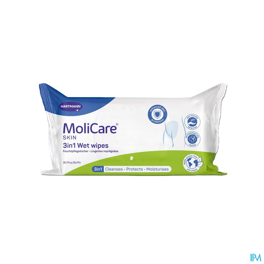 Molicare Skin 3en1 Wet Wipes 30 9950970