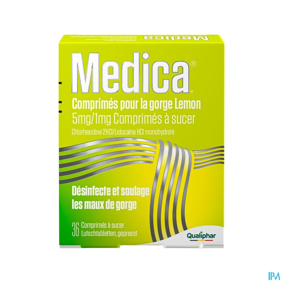 Medica Keeltabletten Lemon 36 zuigtabletten