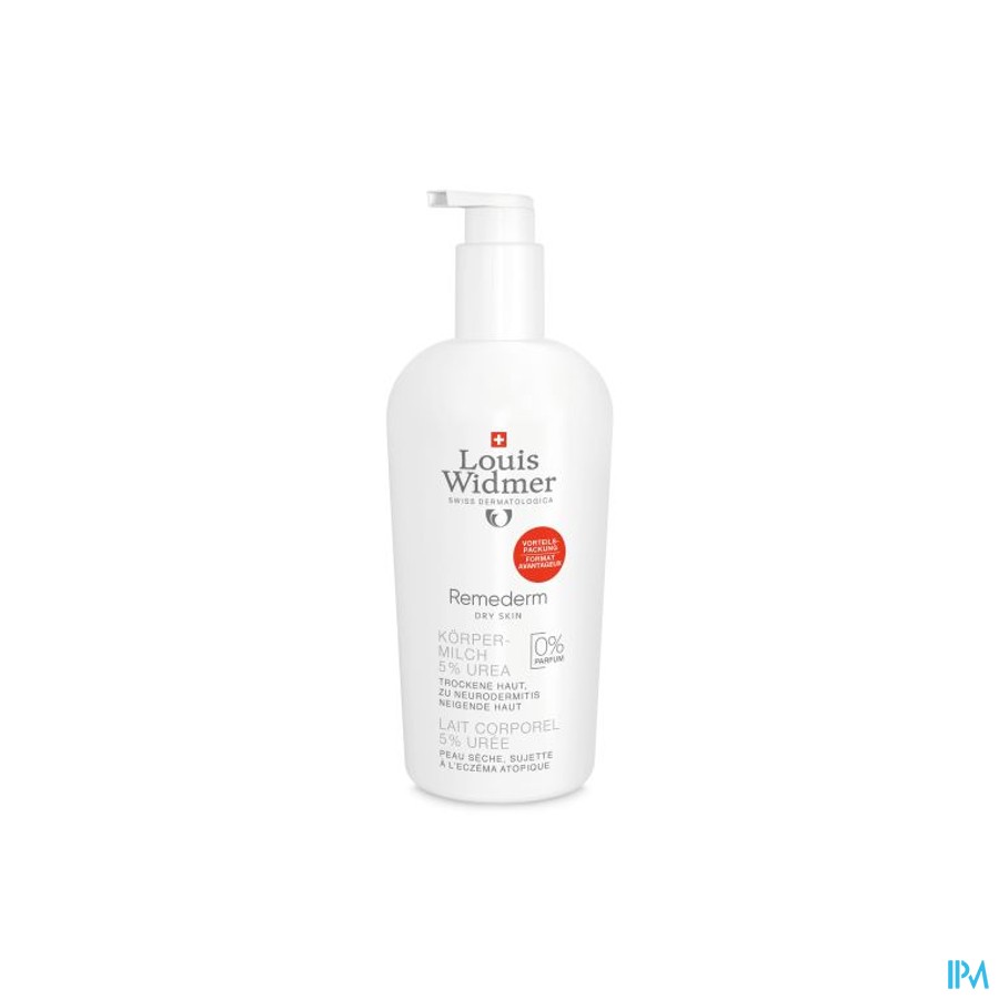 Widmer Remederm Dry Skin Lait C.5% U. N/parf 400ml