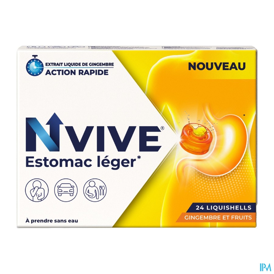 Nvive Estomac Leger Liquishells 24