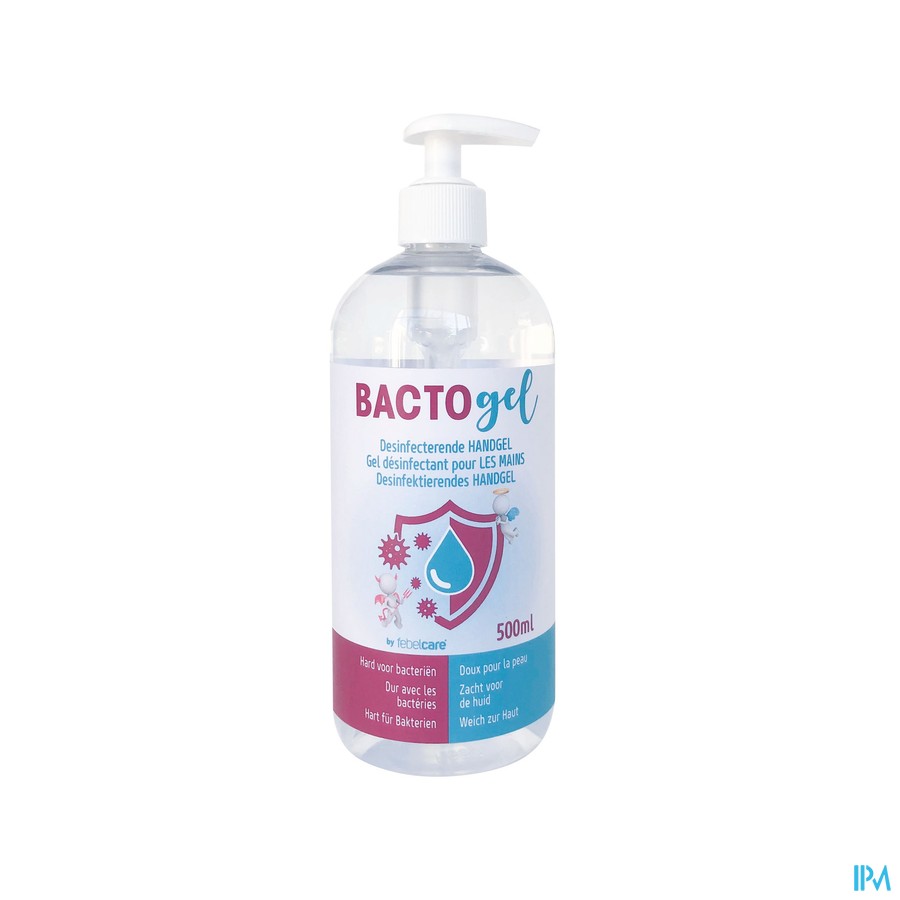 Bactogel Gel Hydroalcoolique Fl Pompe 500ml