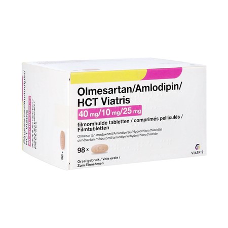 Olmesartan/amlodip/hct Viatris 40/10/25 Filmtabl98