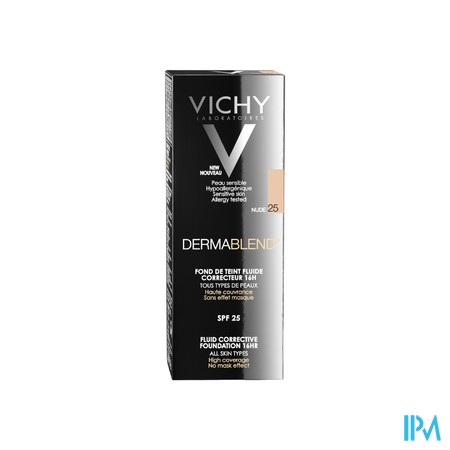 VICHY DERMABLEND FLUID 25 NUDE30ML