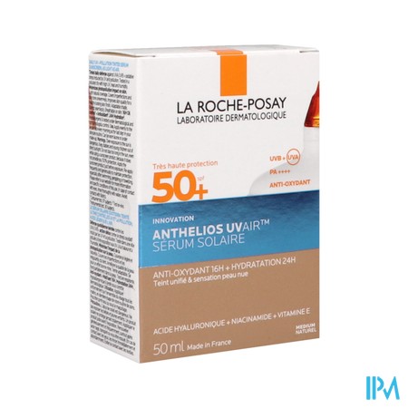 Lrp Anthelios Uvair Getint Zonbesch.serum Med.50ml