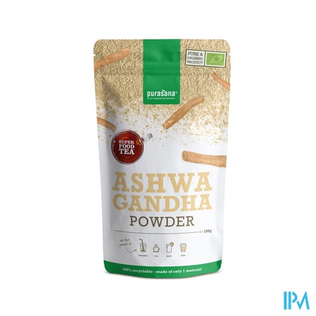 Purasana Superfoods Pdr Ashwagandha Bio 100g
