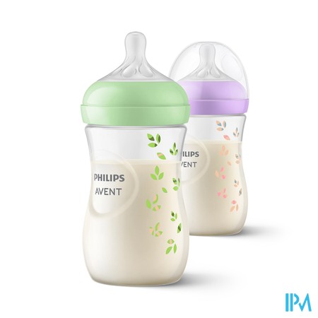 Philips Avent Natural 3.0 Zuigfles Paars/gr. 260ml