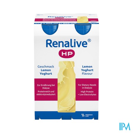 Fresubin Renalive HP Drink Citroen Yoghurt 4x200ml