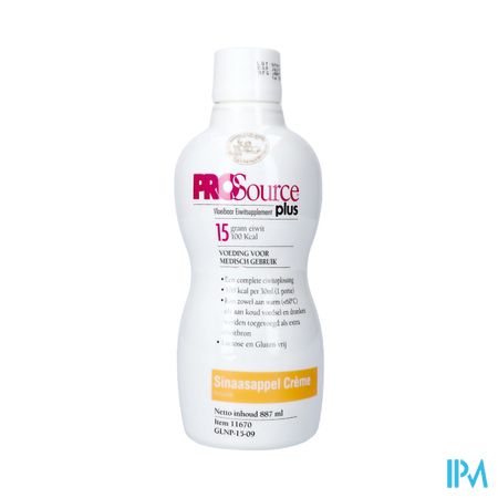 Prosource Plus Cr Sinaasap. 15g Eiwit/30ml Fl887ml