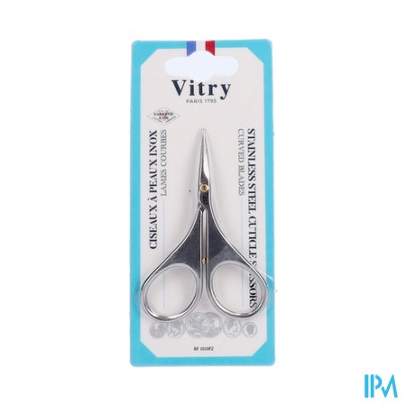 Velletjesschaar Gebogen Furtif Inox (gebreveteerd Model)