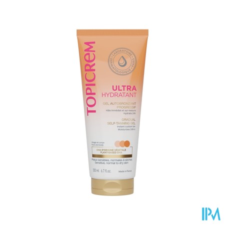 Topicrem Uh Gel Autobronzant Progressif Tube 200ml