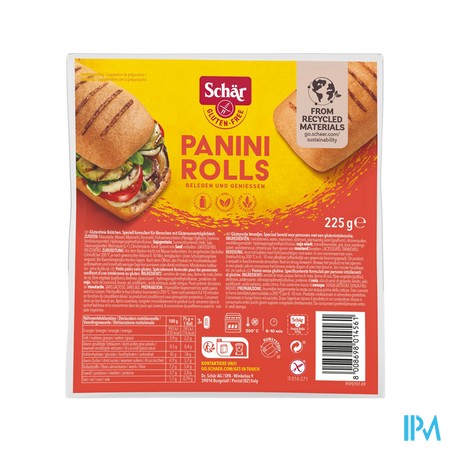 Schar Panini Rolls 225g 6974 Revogan