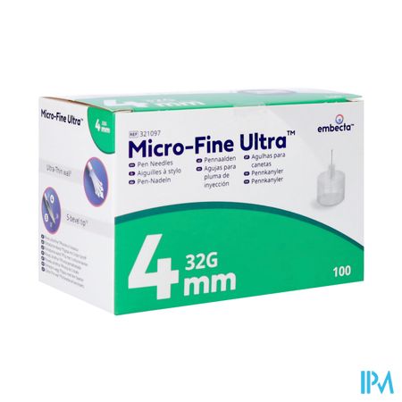 Microfine Ultra Pennaald 4mm 32g 100