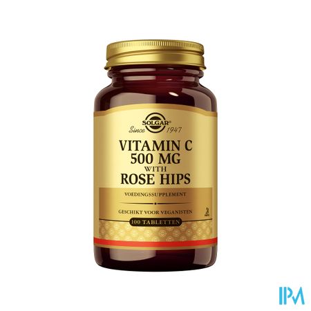 Solgar Vitamin C Rose Hips Comp 100x 500mg