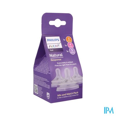 Philips Avent Natural 3.0 Tetine Pack Multi Size 3