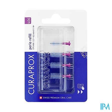 Curaprox Cps 406 Perio Fuchsia Refill 4