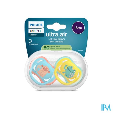 Philips Avent Fopspeen +18m Air Kikker/aap 2