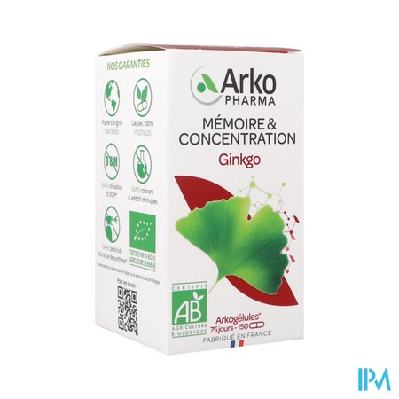 ARKOG GINKGO BIO GELUL 150