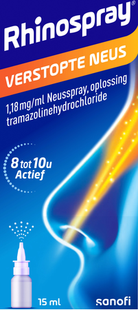 Rhinospray Verstopteneus 1,18mg/ml Neusspr Opl15ml 2