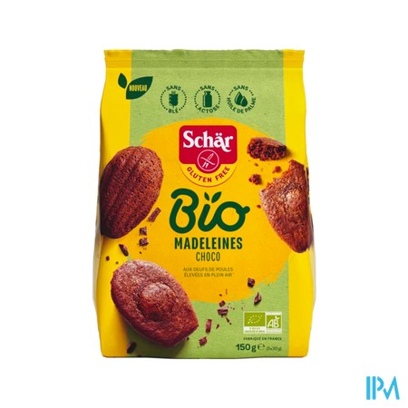 Schar Bio Madeleines Choco 150g Revogan