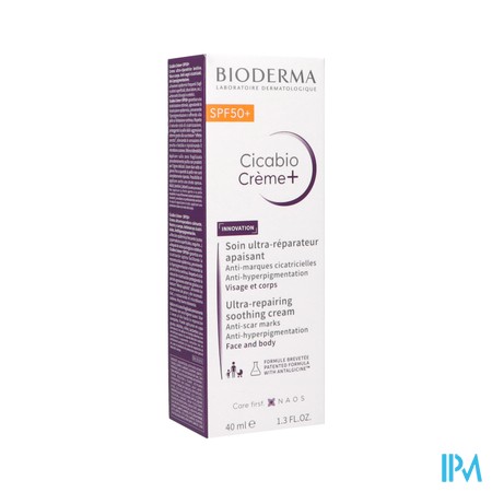 Bioderma Cicabio Creme+ Spf50+ 40ml