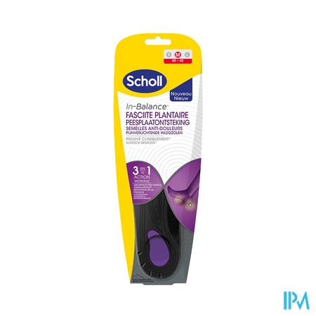 Scholl Pijnverlicht.in.zolen Peesplaatont.m 1paire