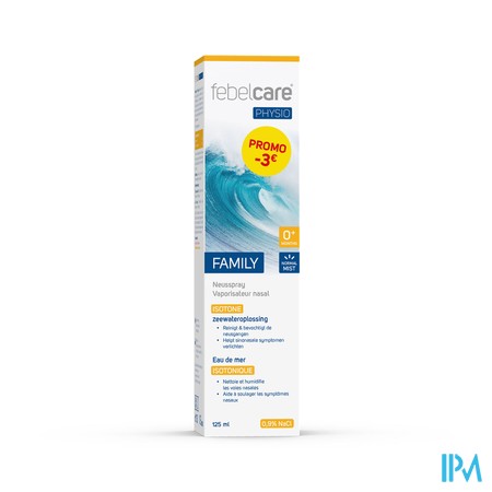 Febelcare Physio Spray Iso Family 125ml Promo -3€
