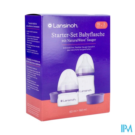 Lansinoh Starter-set Drinkfl.&naturalwave 4 Prod.