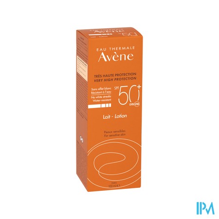 Avene Zon Spf50+ Melk Zeer Hoge Bescherm. 100ml