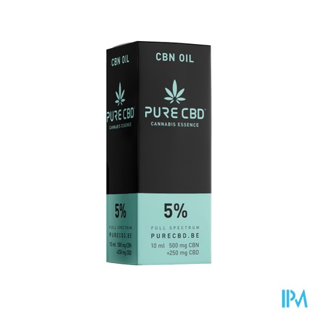 Pure Cbd 250mg Cbn 500mg Oil Full Spectrum 5% 10ml