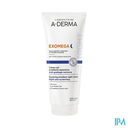 Aderma Exomega Control Cr Nuit Emol. Reparat 200ml