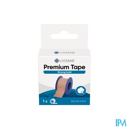 Livsane Premium Tape Brown 2,5cmx5m