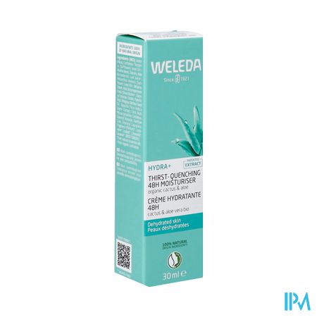 Weleda Hydra+ 48h Hydraterende Gezichtscreme 30ml