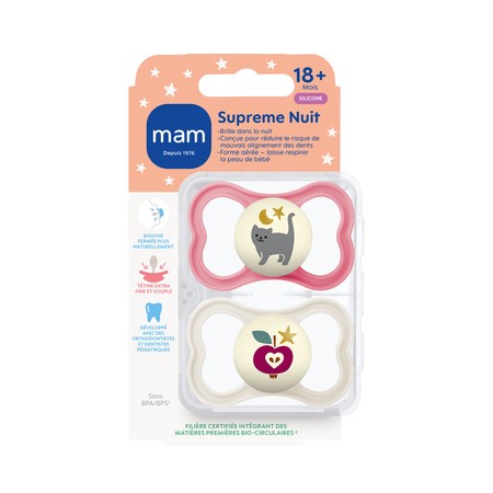 SUCET MAM SUPREME NUIT SIL 18+M X2