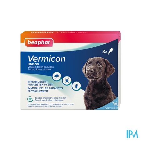 Beaphar Vermicon Line-on Puppy 3x1,5ml