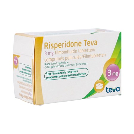 Risperidone Teva 3mg Comp 100