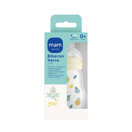 BIB MAM VER 1AGE DEB/1 BLANC 170ML