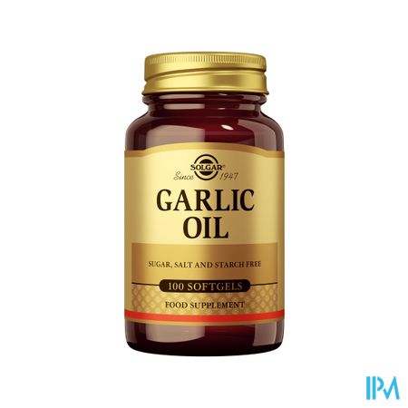 Solgar Garlic Oil (knoflookolie) Softgel 100